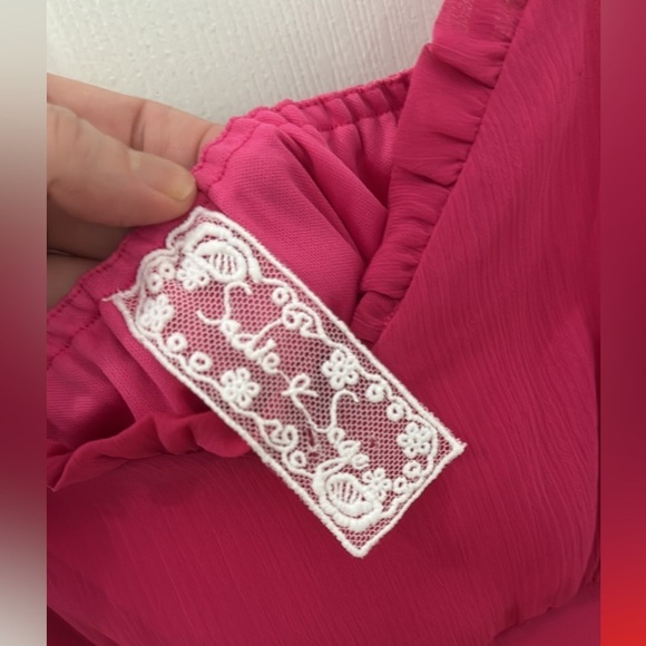 Tiered colorful maxi dress Sadie & sage boutique size small - Picture 2 of 3